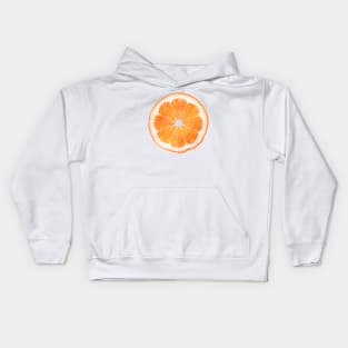 Watercolor Orange Kids Hoodie